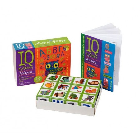 IQ кубики "Азбука" 65 игр для разв. речи  Куликова Е.Н., Доронина Г.В.