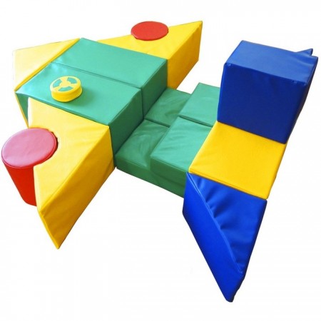 Игровой мягко-модульный набор "Самолетик"