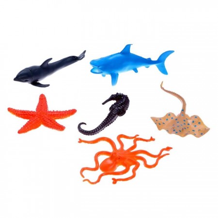 Набор морских животных «Подводное братство», 6 штук
