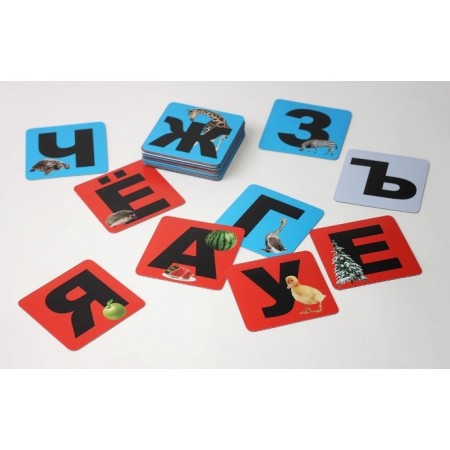 Набор магнитных карточек "Алфавит"