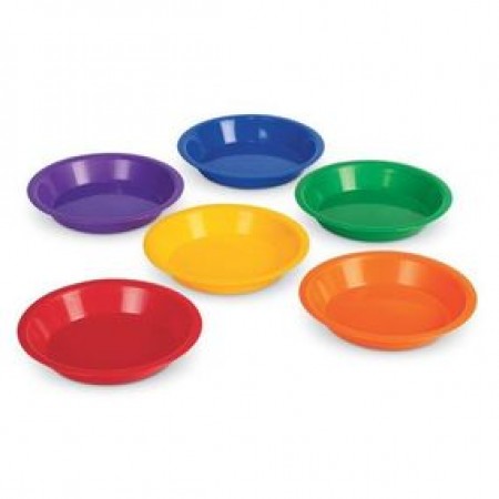  Цветные тарелки для сортировки канцелярских товаров (6 элементов)