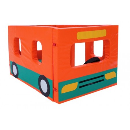 Мягко-модульный игровой комплект "Веселый автобус"