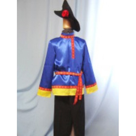 Русский народный хороводный мальчик(рубашка, пояс,брюки, картуз)