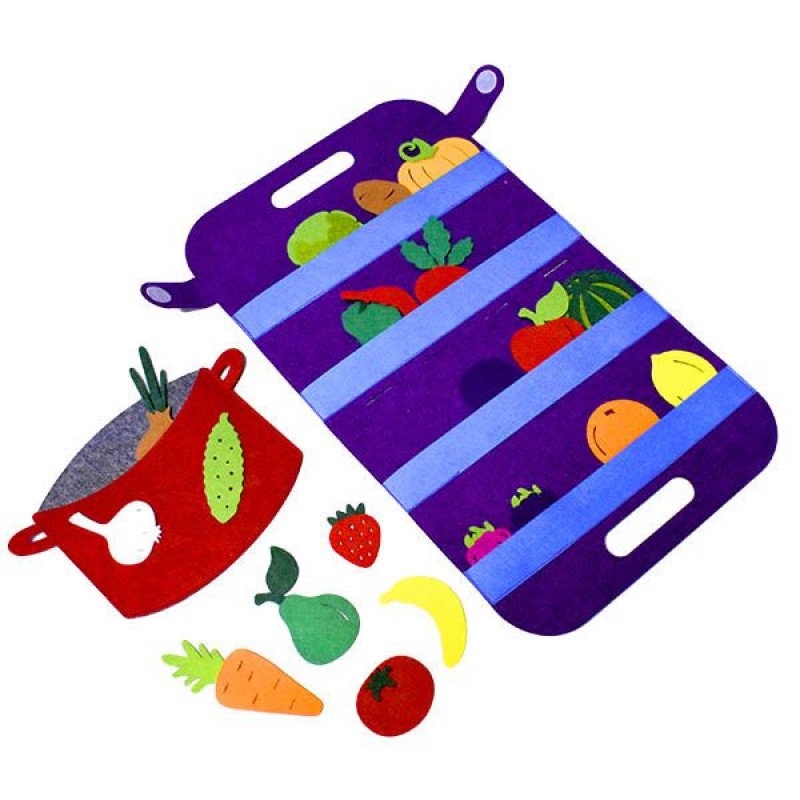 Сумка-игралка "Овощи, фрукты, ягоды"