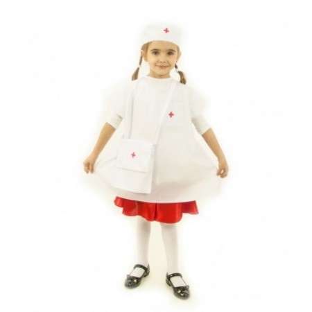 Медсестра(халат + шапочка + сумка)