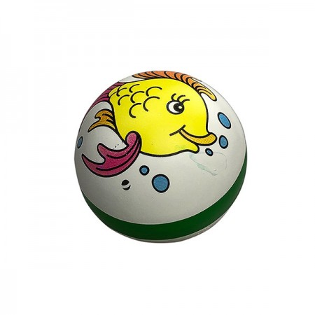 Мяч резиновый 75 мм арт. Р1-75 (рисунок) /100