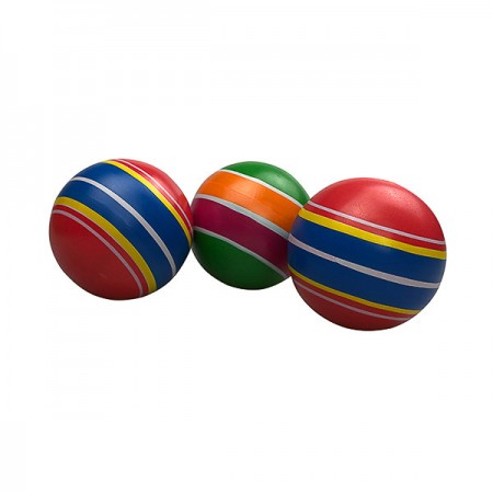Мяч резиновый 75 мм арт. Р3-75 Серия "Полосатики"