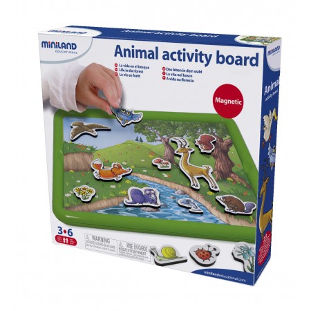  Набор обучающий Животные в лесу с магнитно-маркерной доской Animal Activity Board