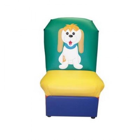 «Сказка» -детское кресло Карлсон зелено - желтый сабачка. 