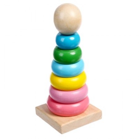 Развивающая игрушка «Пирамидка из дерева»